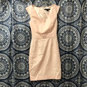 French Connection Pale Pink Fitted Dress